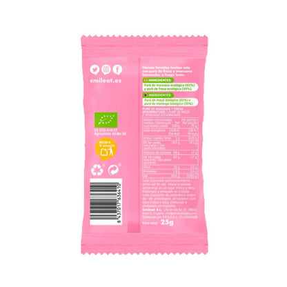 Packung mit 15 ECO-Snacks Erdbeere und Apfel 25 g, Triboo