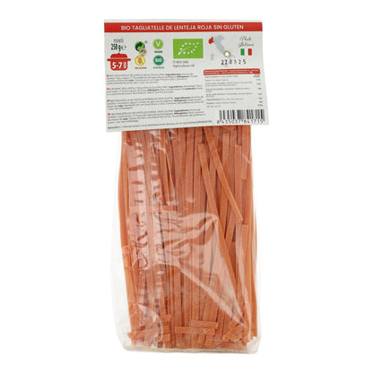 Tagliatelles de lentilles rouges sans gluten bio Sol Natural 250 g