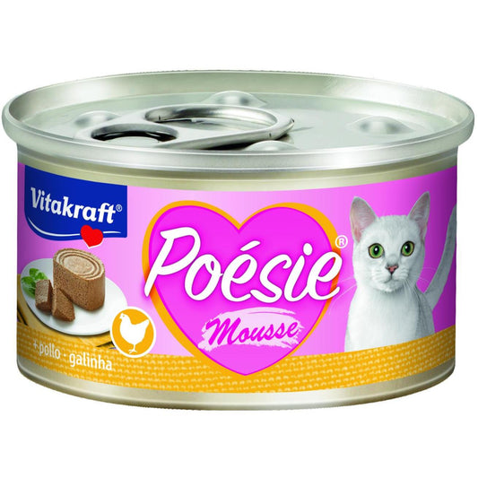 Vitakraft Boîte Poésie mousse de poulet 85 g nourriture humide pour chat