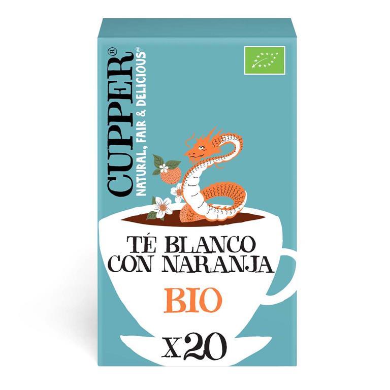 Thé blanc bio à l'orange, 20 sachets 