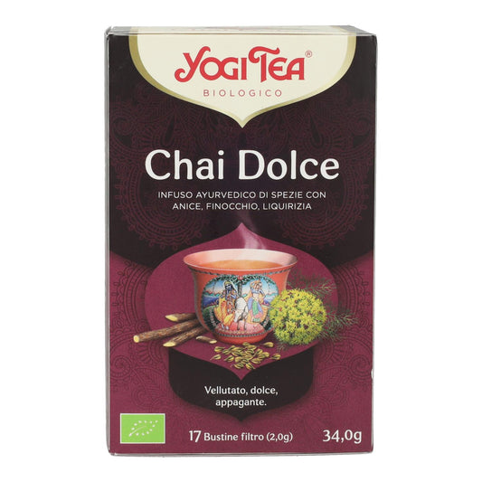 Yogi Tea BIO Chai dulce, 17 bolsitas