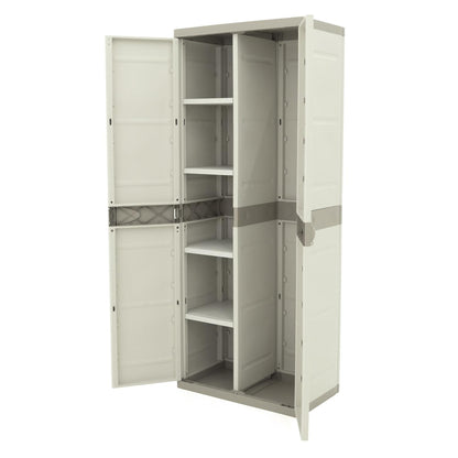 Armoire à balais 70 cm Titanium Plastiken Beige (reconditionnée)