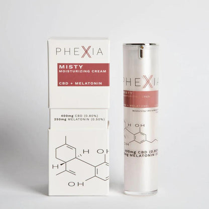 Crème hydratante au CBD et à la mélatonine Misty Phexia 50 ml