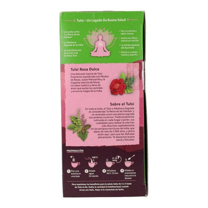 Tulsi Sweet Rose Organic India 25 tea bags