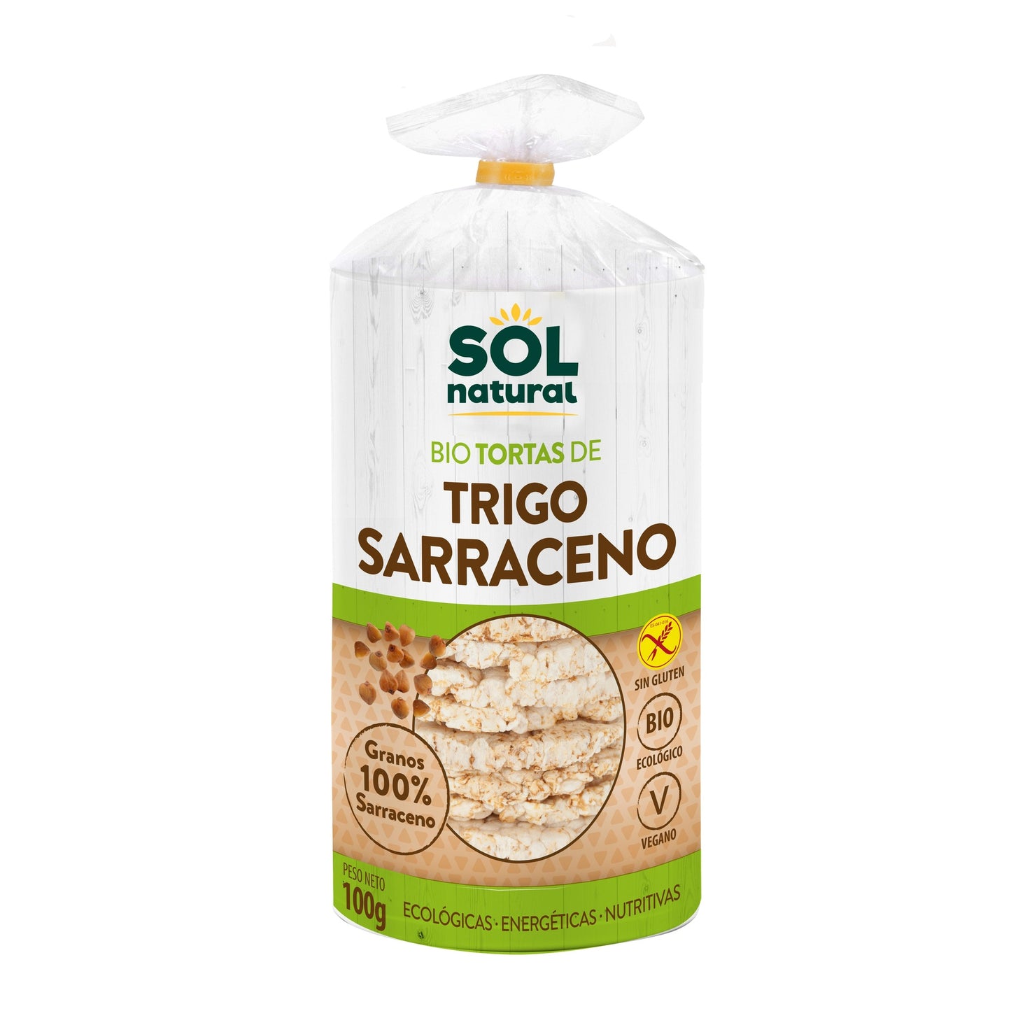 Opakowanie 2x Bezglutenowe naleśniki z kaszy gryczanej bio Sol Natural 100 g