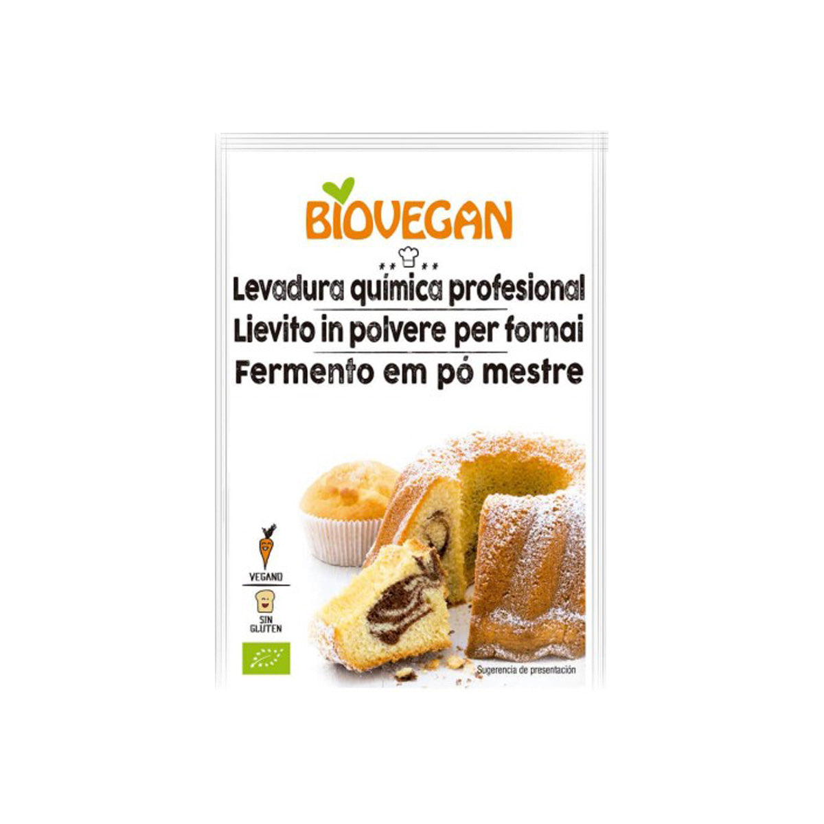Meister BIO Biovegan bakjäst, förpackning med 3 st à 17 g