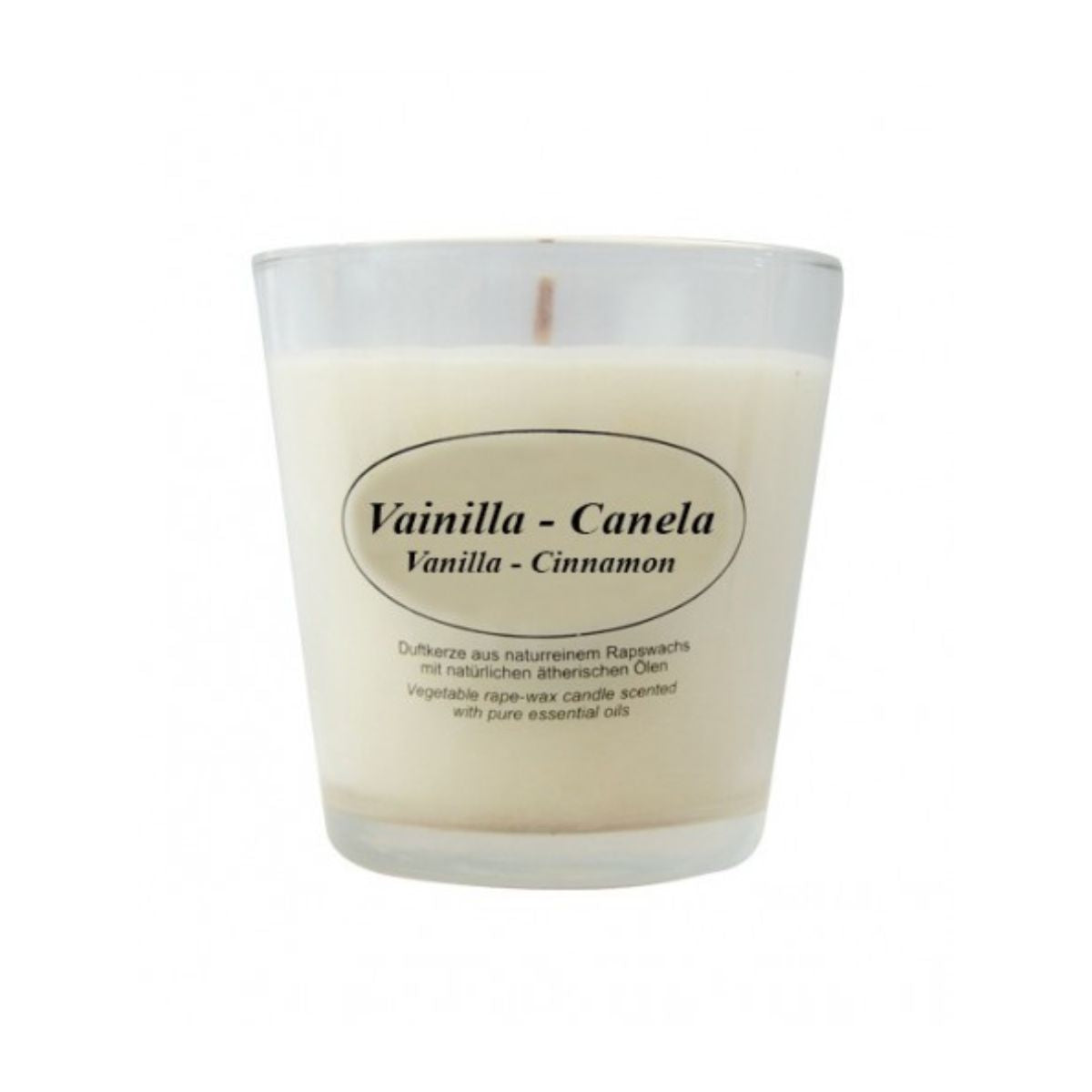 Bougie végétale Kerzenfarm parfumée aux huiles essentielles de vanille et de cannelle
