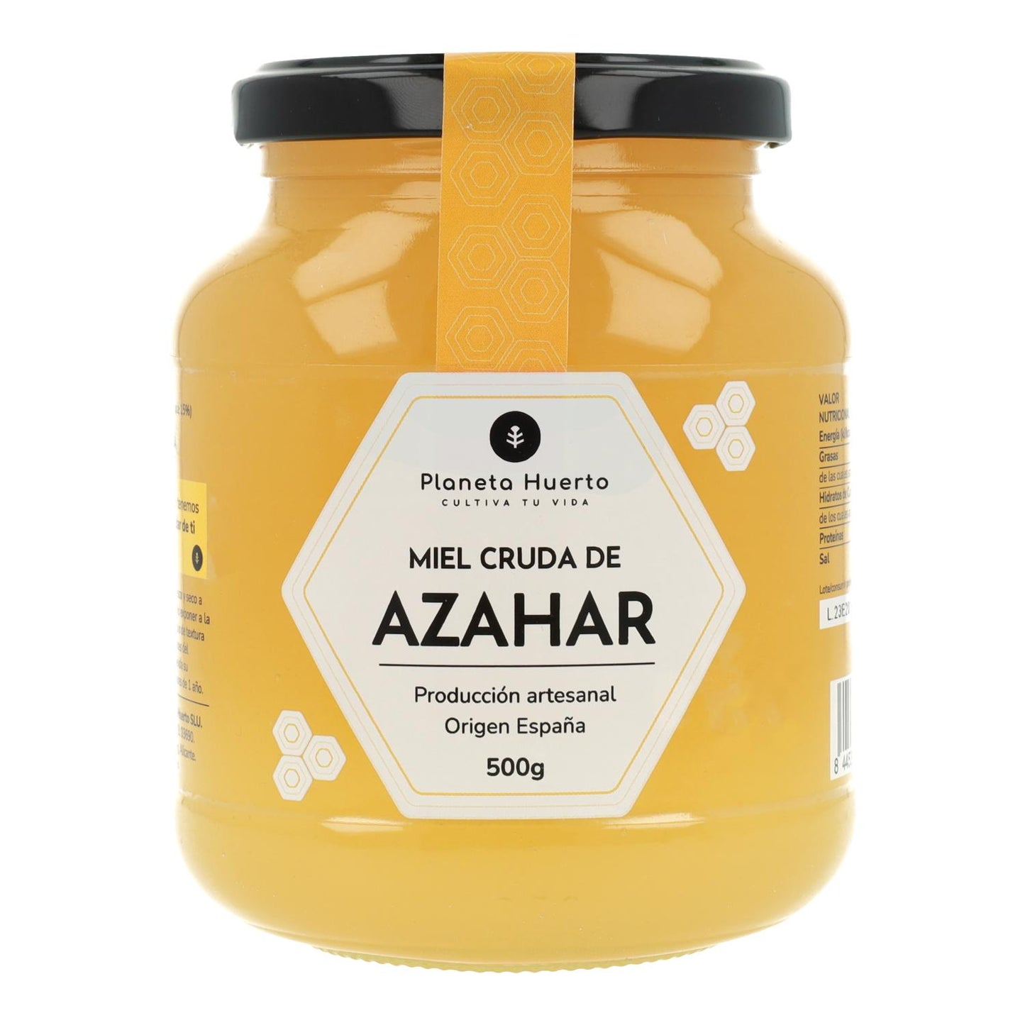 Pack 6x Miel Cruda de Azahar Planeta Huerto 500 g