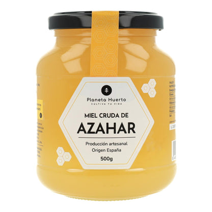 Pack 6x Miel Cruda de Azahar Planeta Huerto 500 g