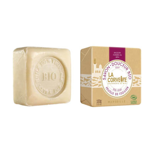 Naturseife in Stückform Feigenblatt  La Corvette 100 g