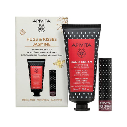 Zestaw krem do rąk z jaśminem 50 ml + pomadka do ust z czarną porzeczką 4,4 g