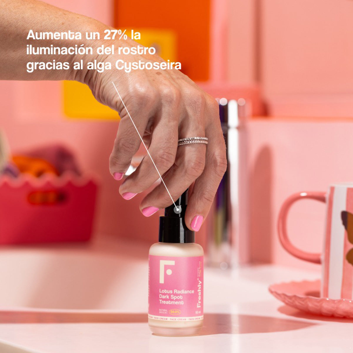 Crema viso trattamento depigmentante Lotus Radiance Darkspot Freshly 50 ml