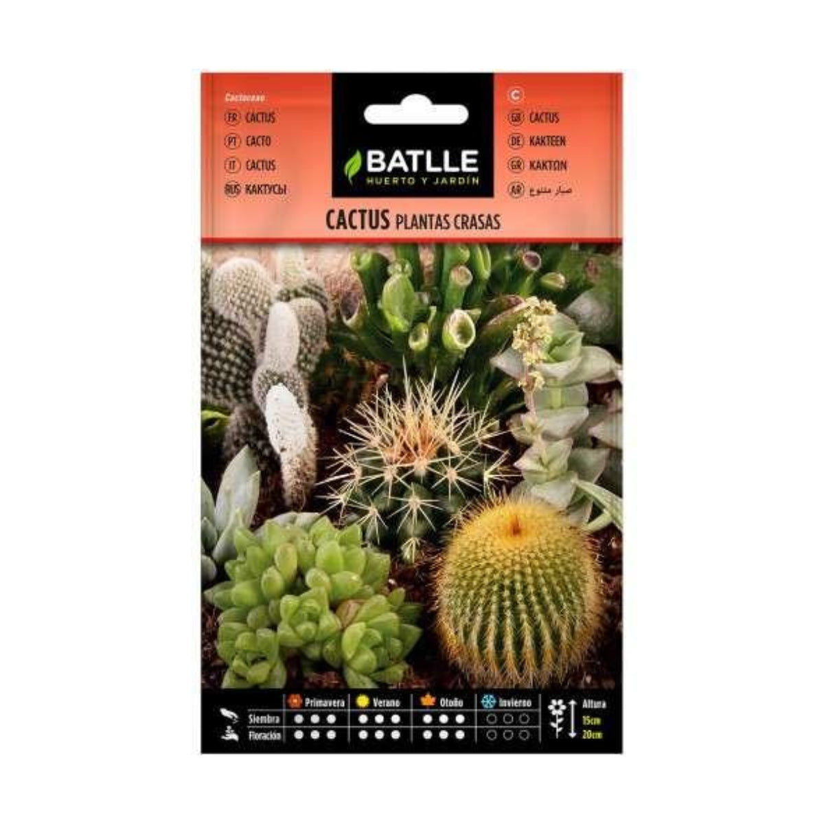 Graines de cactus et plantes succulentes Batlle