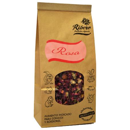 Erbe Gourmet Rosa conigli e roditori 90 g Ribero