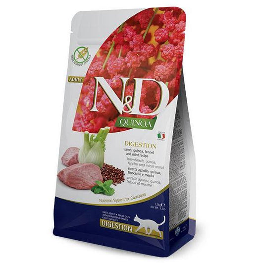 ND Quinoa Digestion agnello Mangime per gatti Farmina 1,5 kg