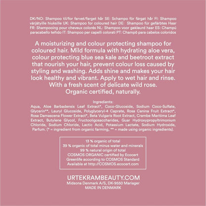 Szampon Soft Wild Rose Color Urtekram, 500 ml