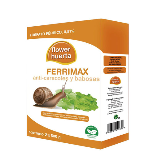 Ferrimax slakken- en naaktslakkenbestrijdingsmiddel 2 x 500 g Flower Huerta
