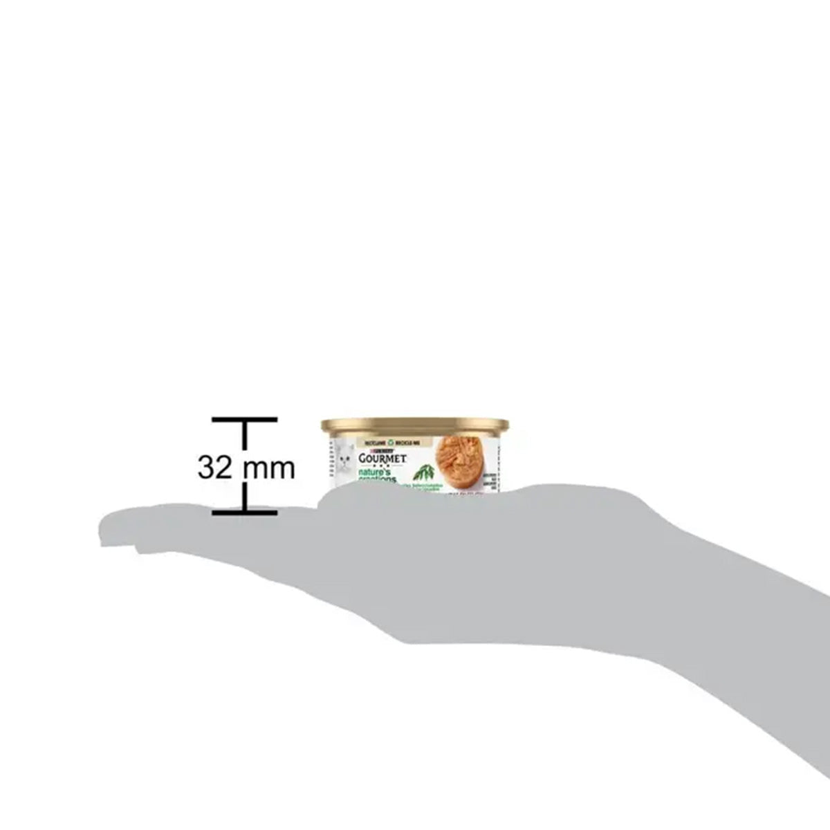 GOURMET Nature's Creations Riche en lamelles de thon et crevettes en gelée 70 g