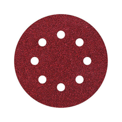 25 disques abrasifs adhésifs perforés Ø 125 mm Wolfcraft Grain 120