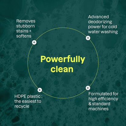 Lessive et adoucissant 2 en 1 Nature + technologie Mountain Essence, Attitude, 35 lavages