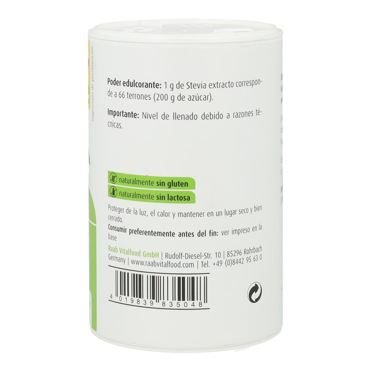 Stevia Premium in polvere Raab, 50 g