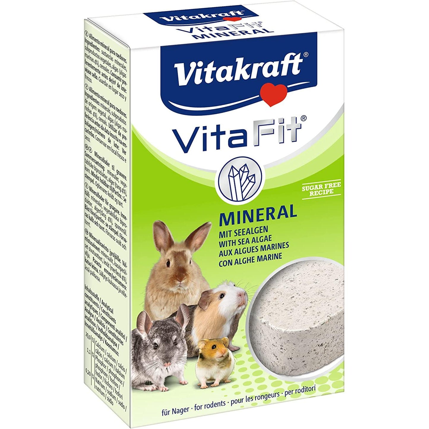 Vitakraft Vita Fit Mineralensteen voor knaagdieren 170 g
