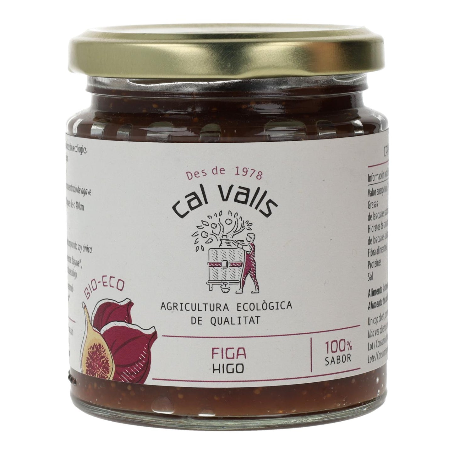Marmellata di fichi ECO Cal Valls, 240 g
