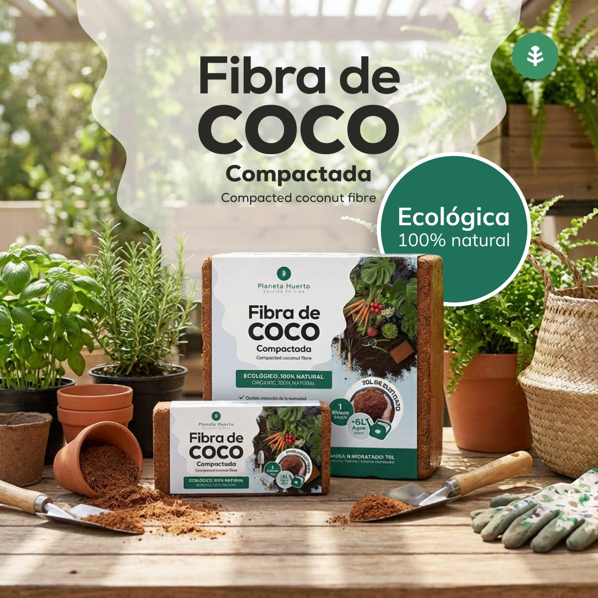 3xGarden Planet Coco Fibre Substrate Pack 9 liter