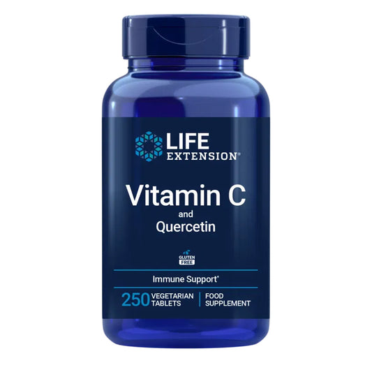 Vitamine C et quercétine phytosome, Life Extension 250 comprimés