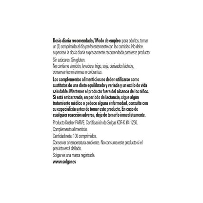 Vitamin B12 100 mcg Solgar 100 tabletter