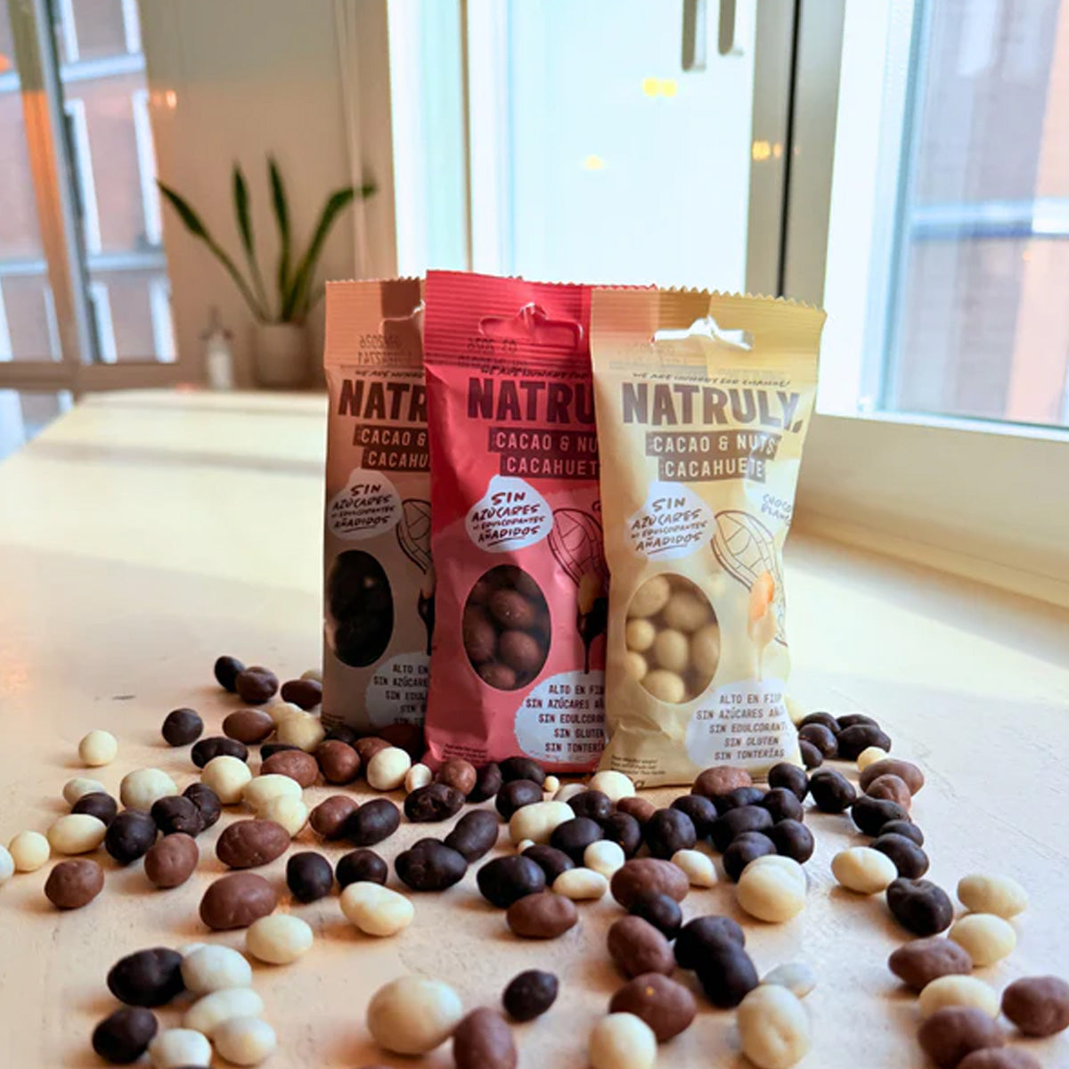Kakao & Nüsse Dunkle Schokolade, Natruly, 50 g