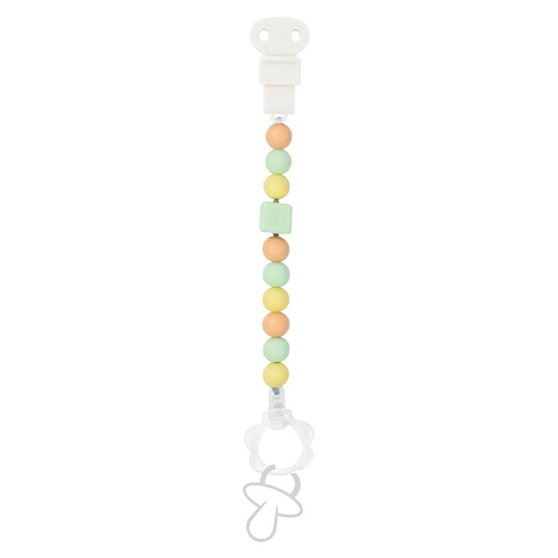 Pacifier clip (with pacifier clip) Doukidou Pink-White