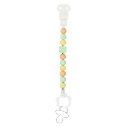 Pacifier clip (with pacifier clip) Doukidou Pink-White