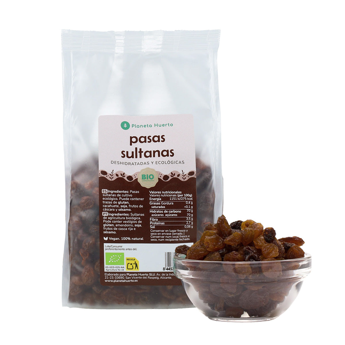 Sultaninen ECO Planeta Huerto