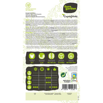 Ekologiczne nasiona jarmużu Westlande Herfst Vitalfoods