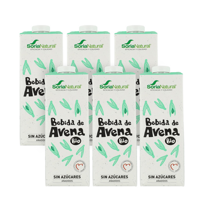 Confezione da 6 bevande all'avena BIO Soria Natural 1L