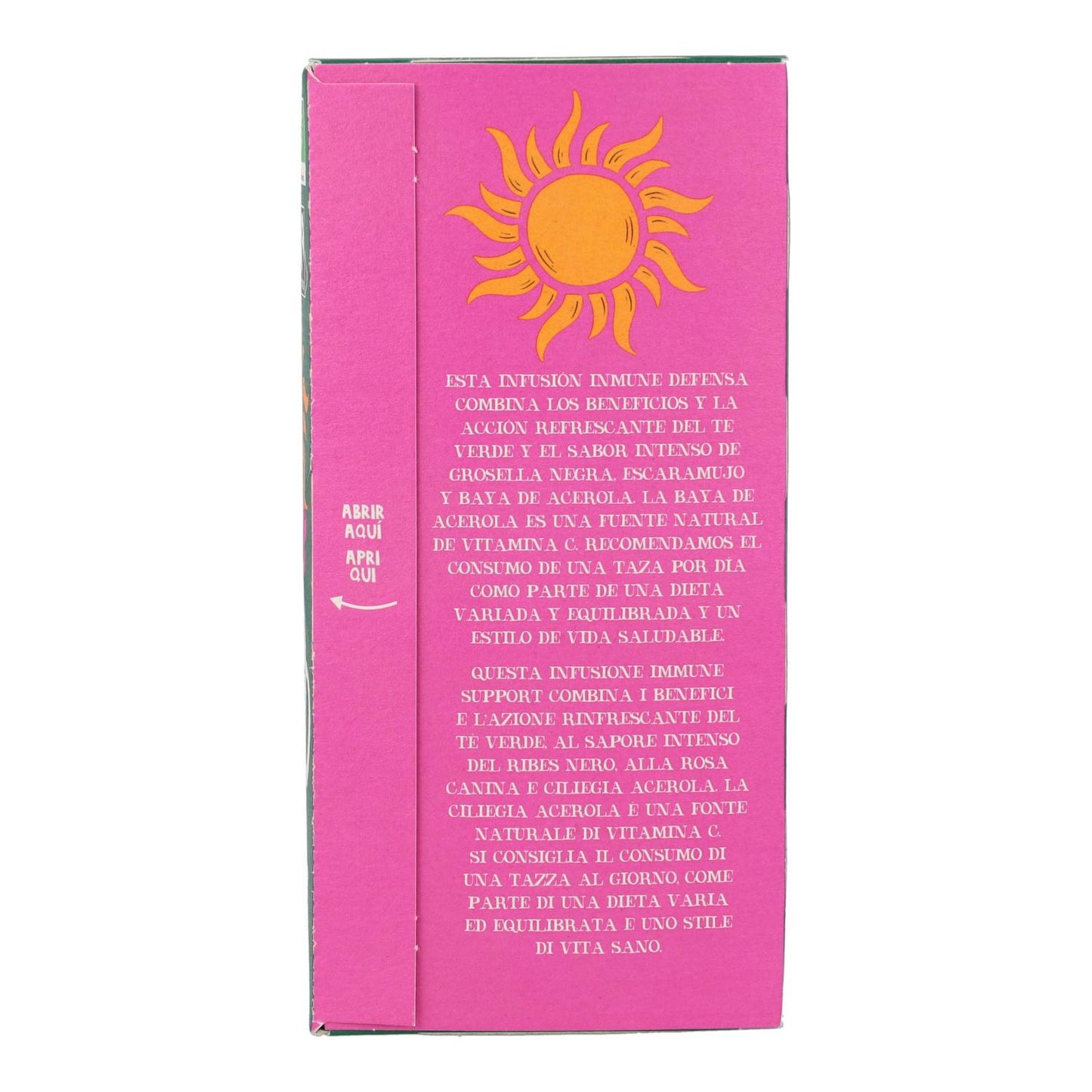 Tè verde immunitario biologico Cupper 20 bustine