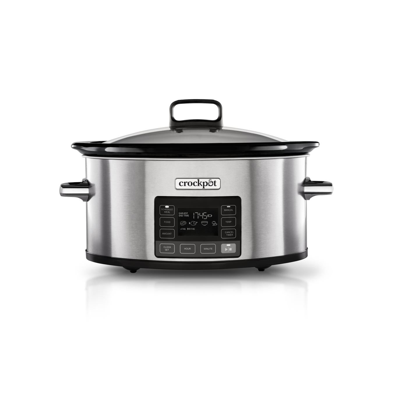Crockpot pentola a cottura lenta digitale Timeselect 5,6L CSC066X (Ricondizionata)