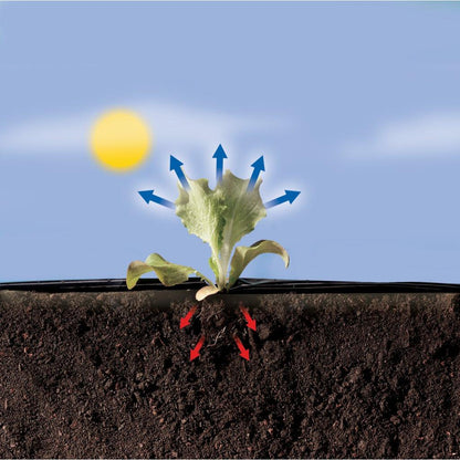 Terrafilm Nortene micro-perforated mulch film, 1.4 x 10 m