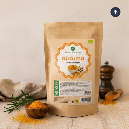 Turmeric powder ECO Planeta Huerto (200g bag)