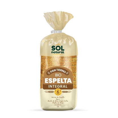 Pain complet bio à l'épeautre tranché Sol Natural 400 g