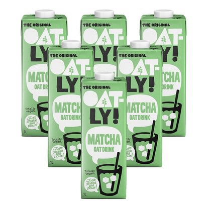 6-pack Oatly Oat and Matcha Tea Drink 1L