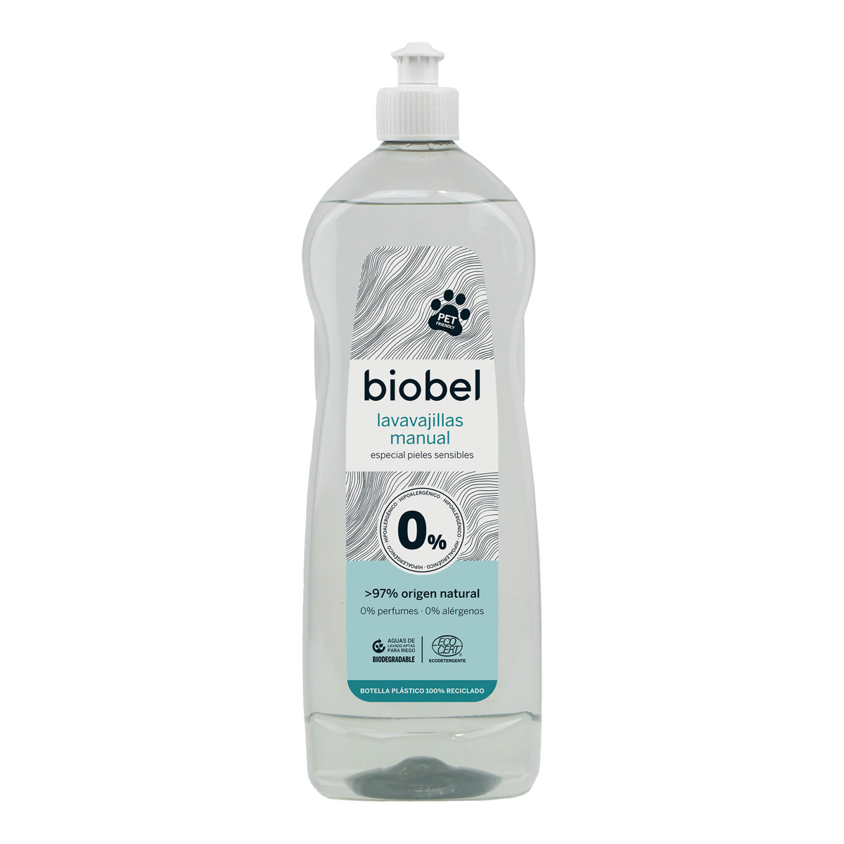 Liquide vaisselle manuel Biobel 0 % 1 L