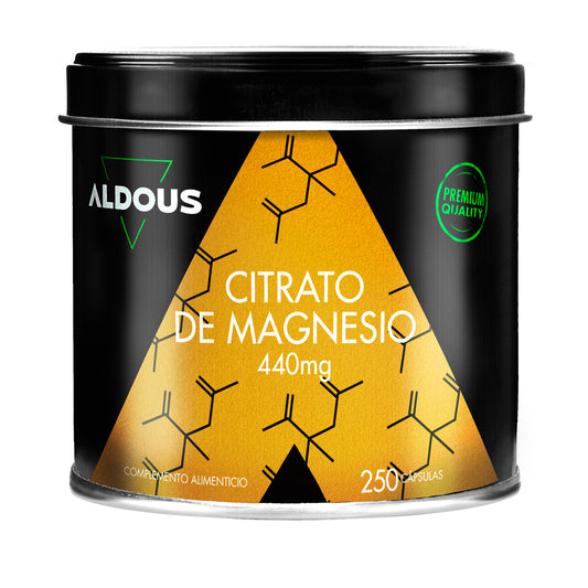Cytrynian magnezu Aldous 250 kapsułek