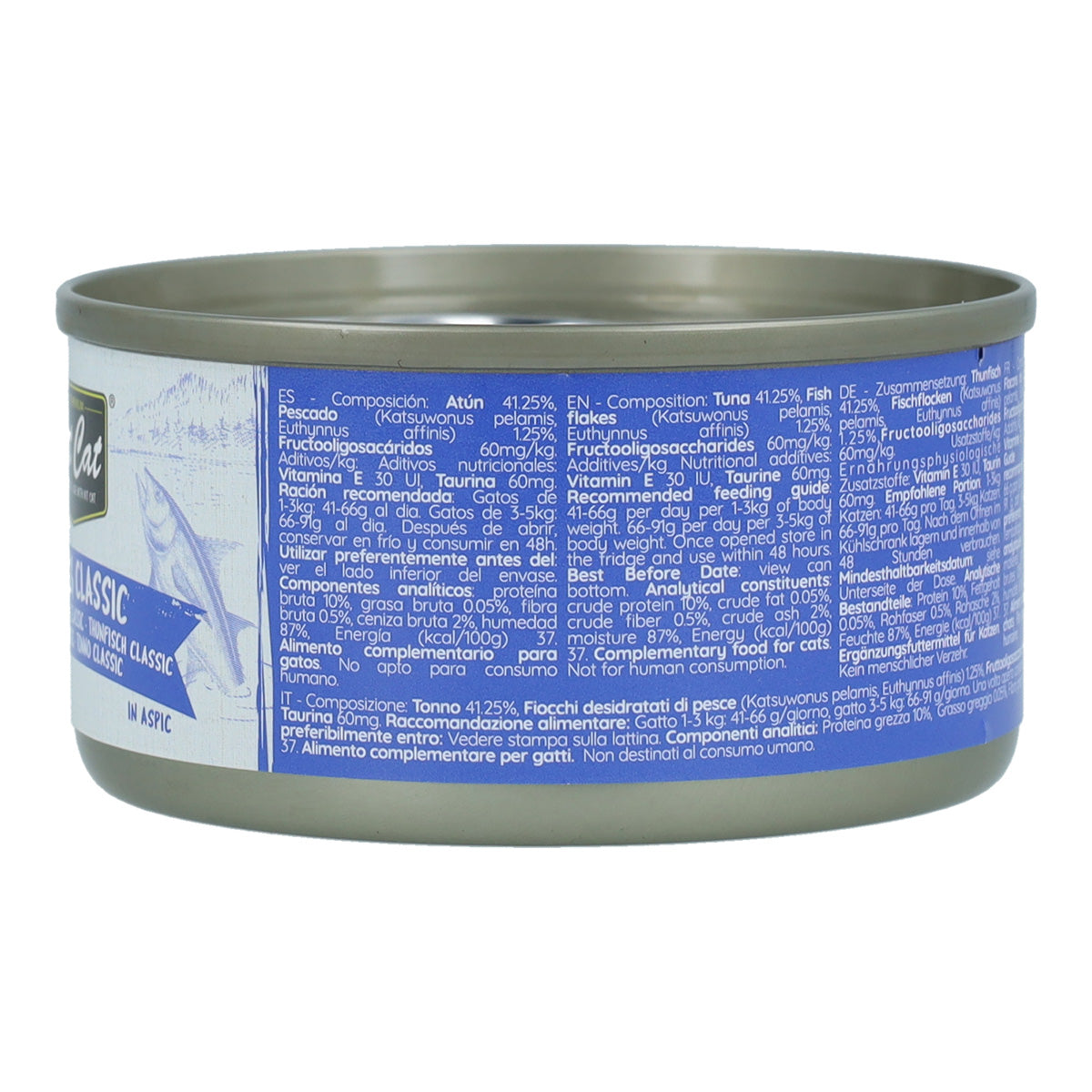 Kit Cat Dosenaufsatz – Thunfisch & Katsobushi 80 g Nassfutter für Katzen in Gelatine