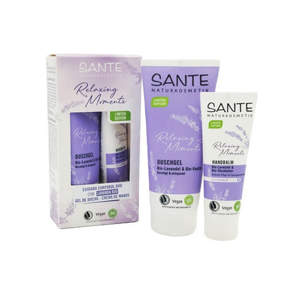 Coffret cadeau Soins corporels Relaxing moments lavande