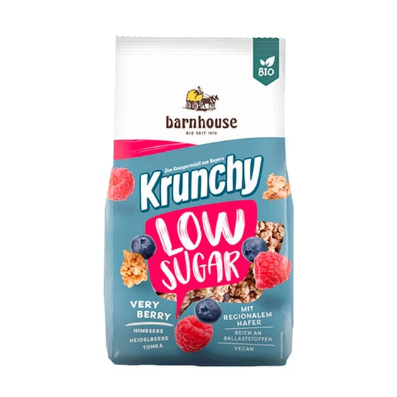 Müsli Krunchy Rote Früchte zuckerarm Barnhouse 375 g