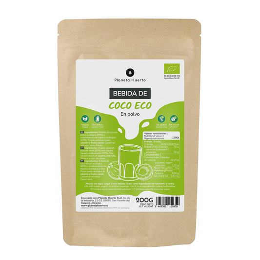 Napój kokosowy w proszku ECO Planeta Huerto 200 g