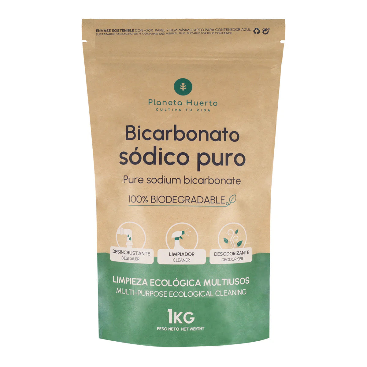 Pack limpieza sostenible Planeta Huerto