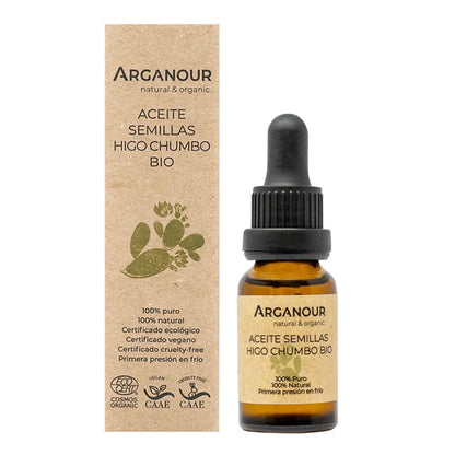 Huile pure de graines de figue de Barbarie Bio Arganour 15 ml